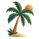 Palmier de vacances